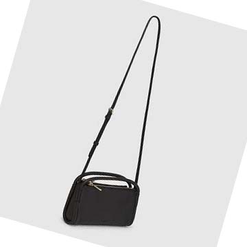 Women's Ecco Contact Crossbody Shoulder Bags Black | Canada 372TCE